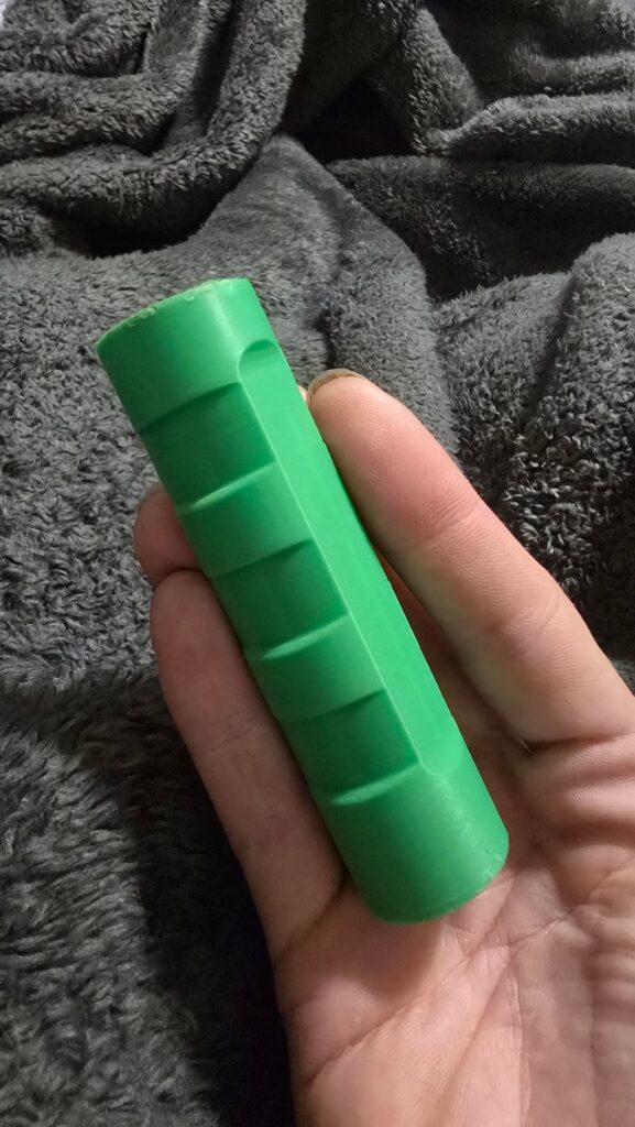 Thanks to a 3D Printer, I get to actually hold a Flashlight (body) I designed in College.