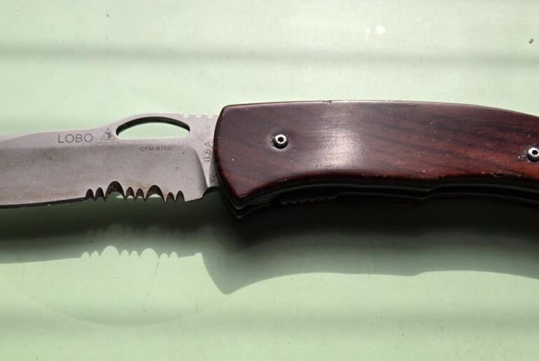 How can I clean up the CPM S30V blade on this knife