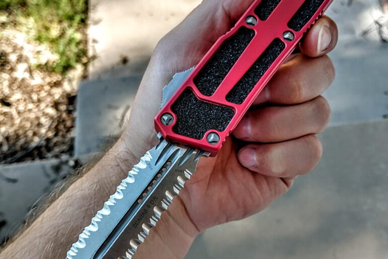 Microtech Scarab 2 double double custom