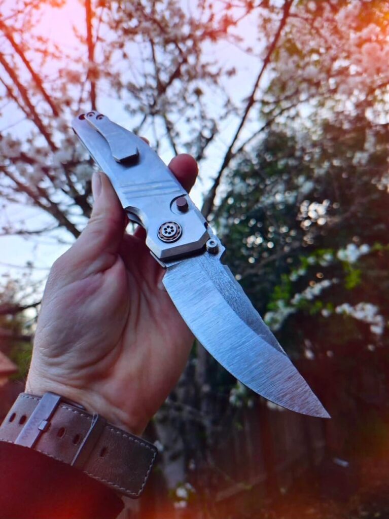 A little look at my BHK: Serenity Proto. Had to take advantage of our Cherry tree blossoming.