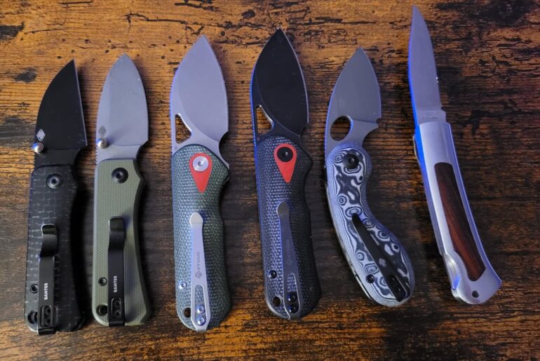 My collection of under 2.5" knives is growing. I would not want them all this size but I quite enjoy them.