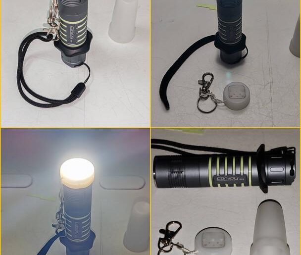 I wanted a diffuser but the Convoy one is too big to lug around. Presenting the detachable micro diffuser!