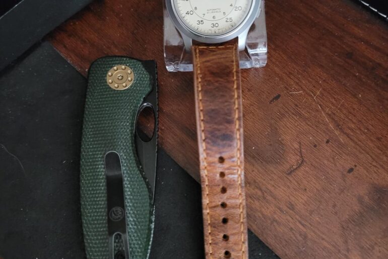 For Thursday. . . Seiko SNK803 and Vosteed Acorn