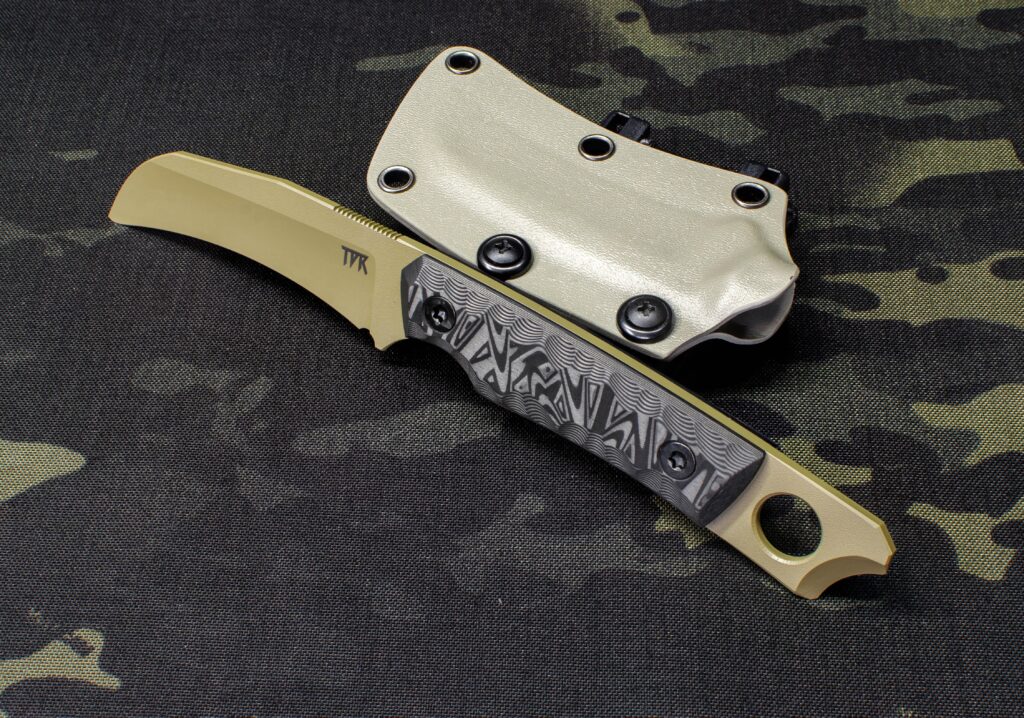 Lineman Cavazos in AEB-L, Coyote cerakote and carbon fiber