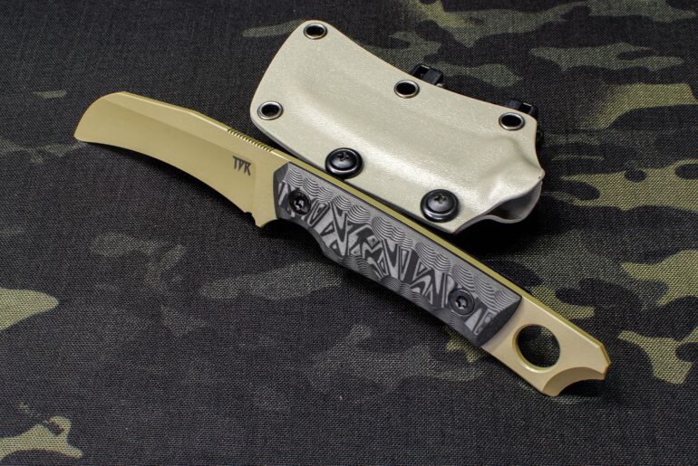 Lineman Cavazos in AEB-L, Coyote cerakote and carbon fiber