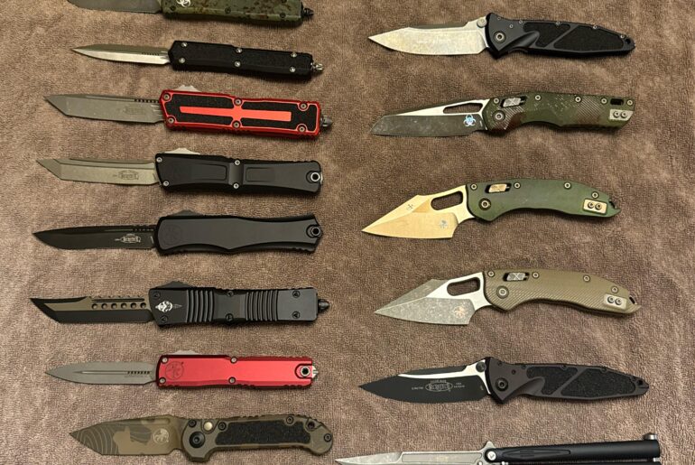 The current state of my microtech collection