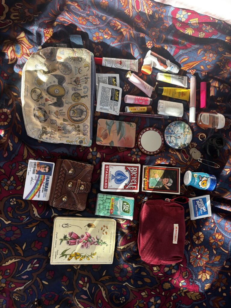 Judge me based on my purse contents!!