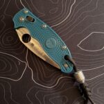 First try at making a lanyard bead on the lathe.