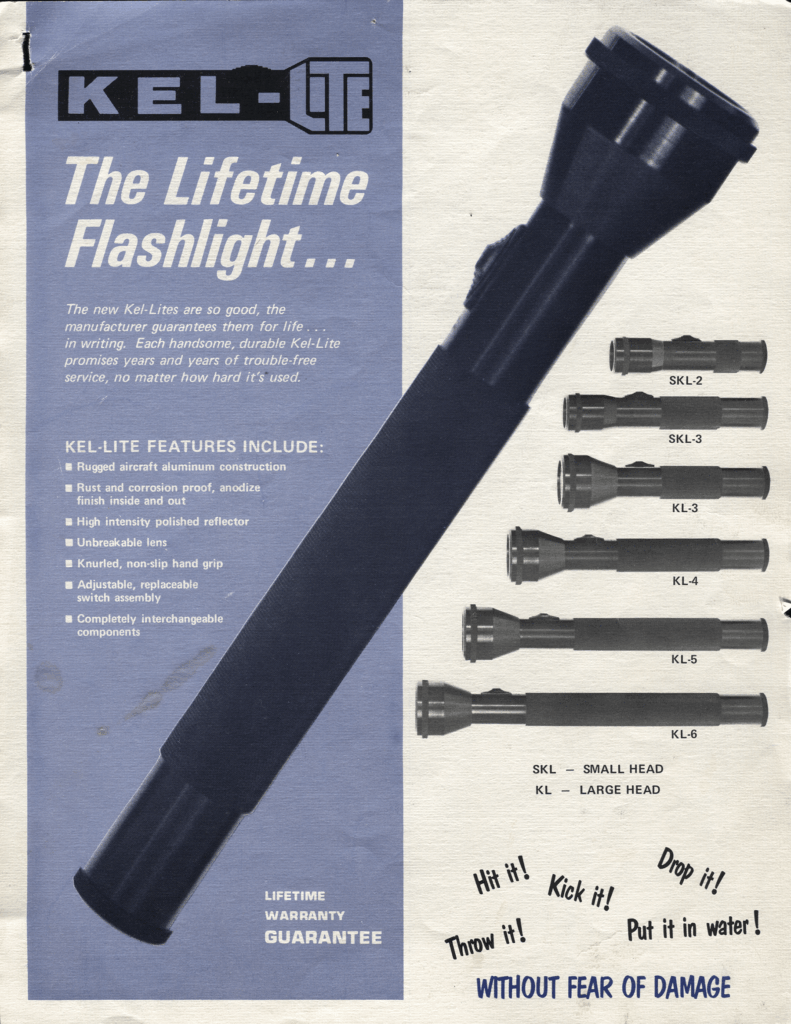 Kel-Lite: pioneering police flashlight introduced 1969