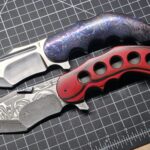 NKD! Had a wild idea for a bigger version of my favorite knife.. Maker agreed, and now I have this. A one off extended DH from Jeff Vandermeulen!