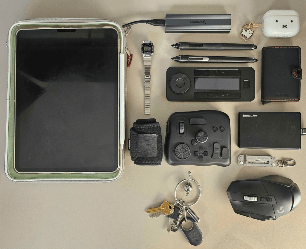 EDC of an animation student struggling to finish his final animated film.