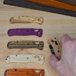 Arbutus wood scales on the Benchmade Bugout 535!