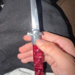 Red Folding Stiletto Style