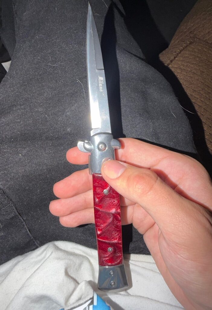 Red Folding Stiletto Style