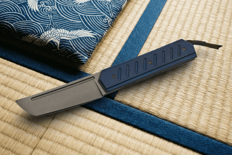 La Forge du Mammouth Kensei titanium liner lock. I have made only one Kensei titanium from my first draw. Only one in the world🔥