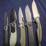 My collection of G10 integral knives