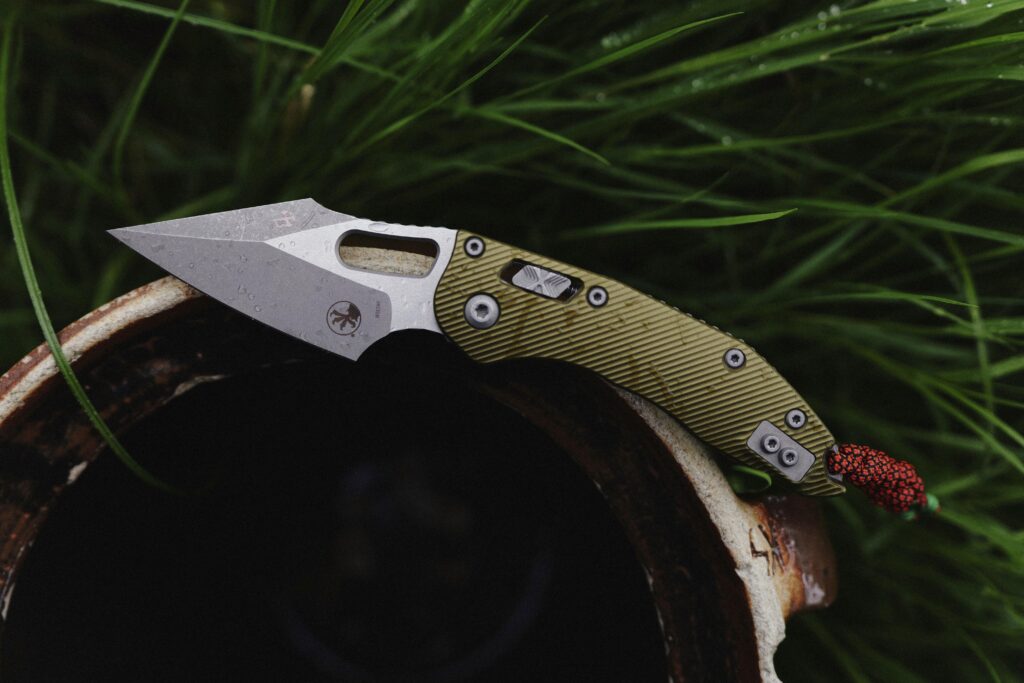 One of the fave carries as of late - Microtech Stitch Ram-Lok
