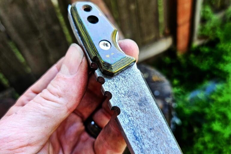 What do you all think of this Milled Jimping? Too aggresive or just right?