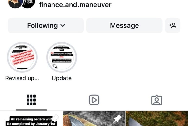 Faction Knife Co is a scam! Dustin Pugh is a thief.