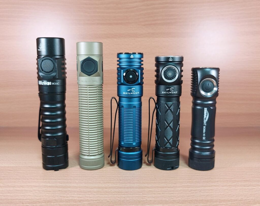 My favorite slim 18650 lights with beans 🫘