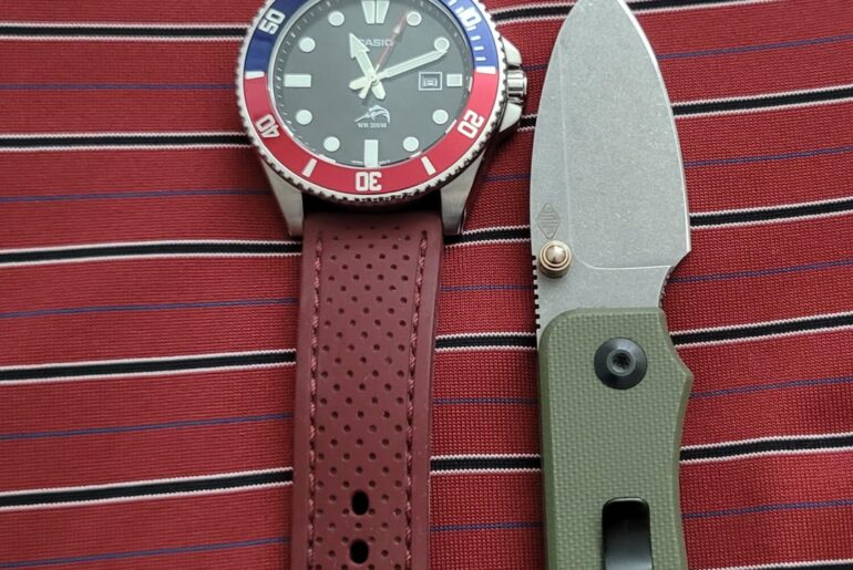 For Wednesday. . . Casio Duro and Civivi Baby Banter