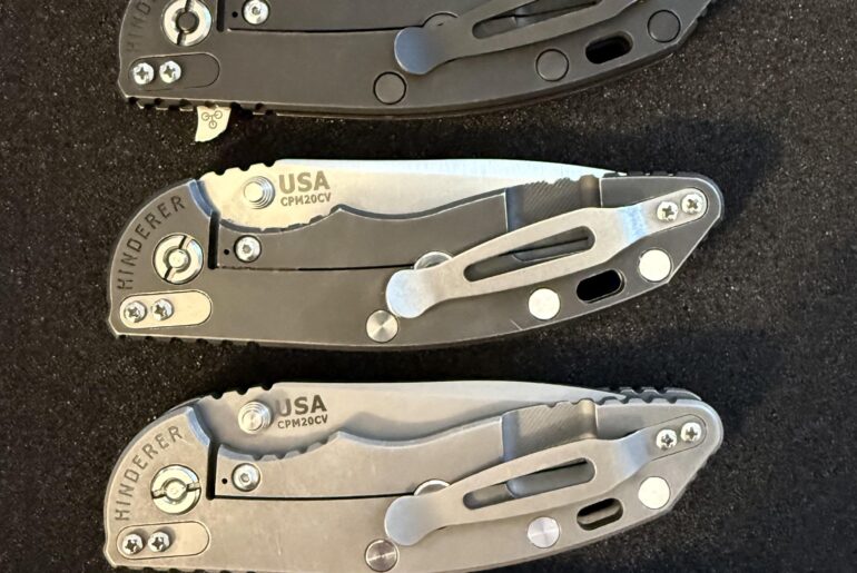 Hinderer finish comparison