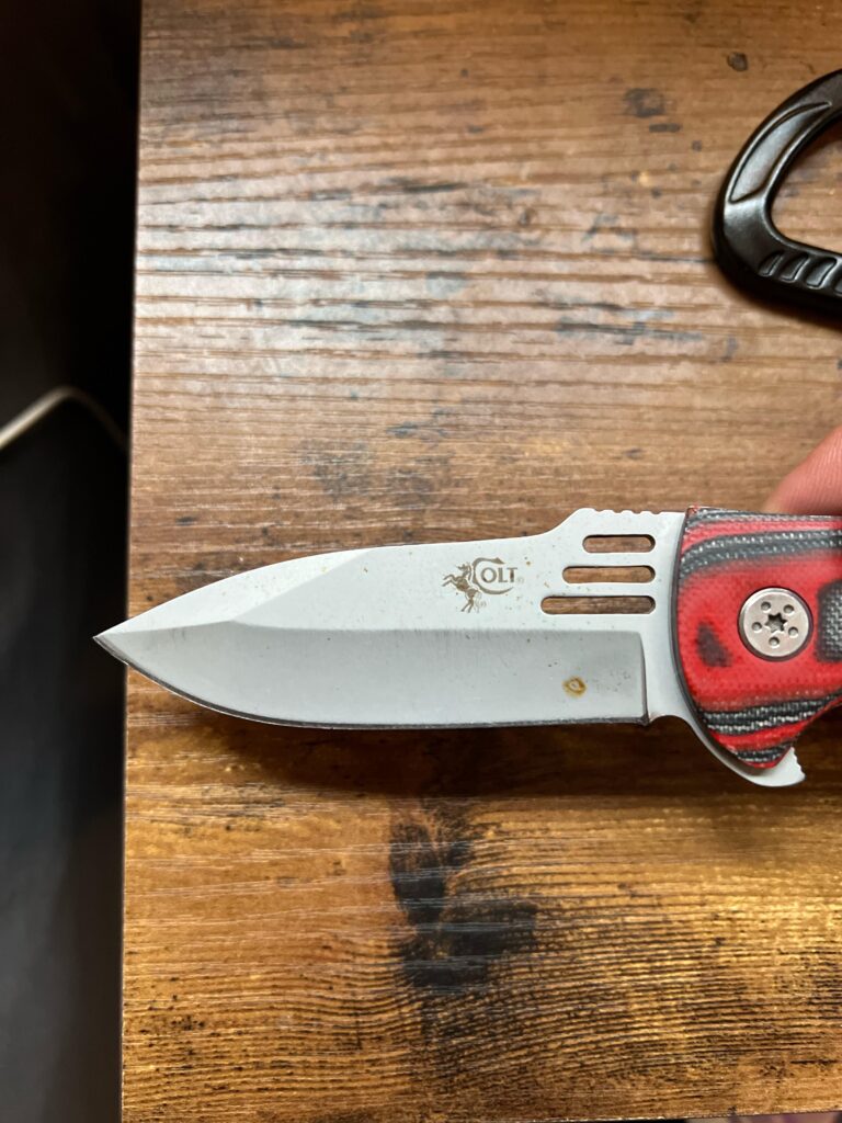Any ideas how to clean this blade up?