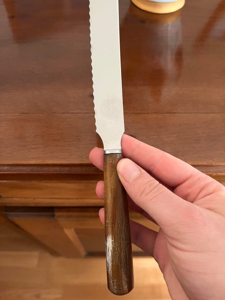 Accidently put a 60 year old horn-handled victoria (old victorinox) in the washer