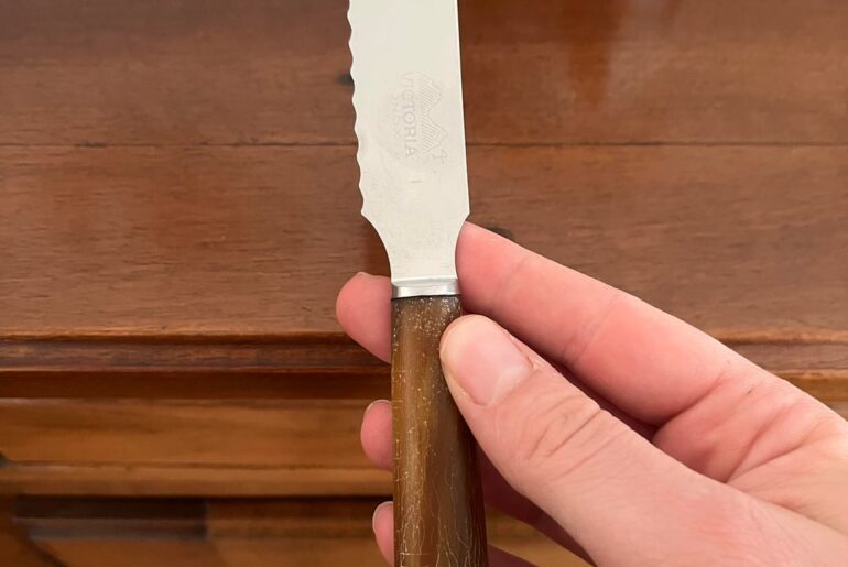 Accidently put a 60 year old horn-handled victoria (old victorinox) in the washer