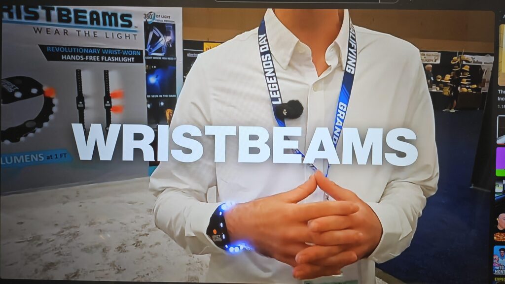 Check out this other wrist flashlight presented at the National Hardware Show