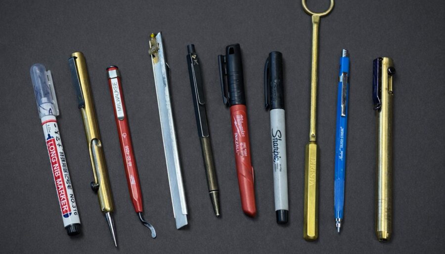 My fabrication EDC marking tools