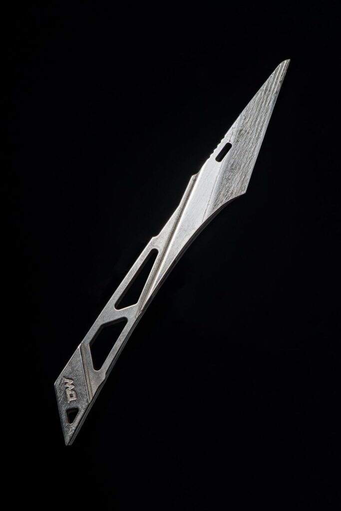Cyberpunk Kiridashi I just made from hardened tool steel