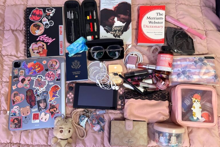 my carry-on for a friend trip to ny