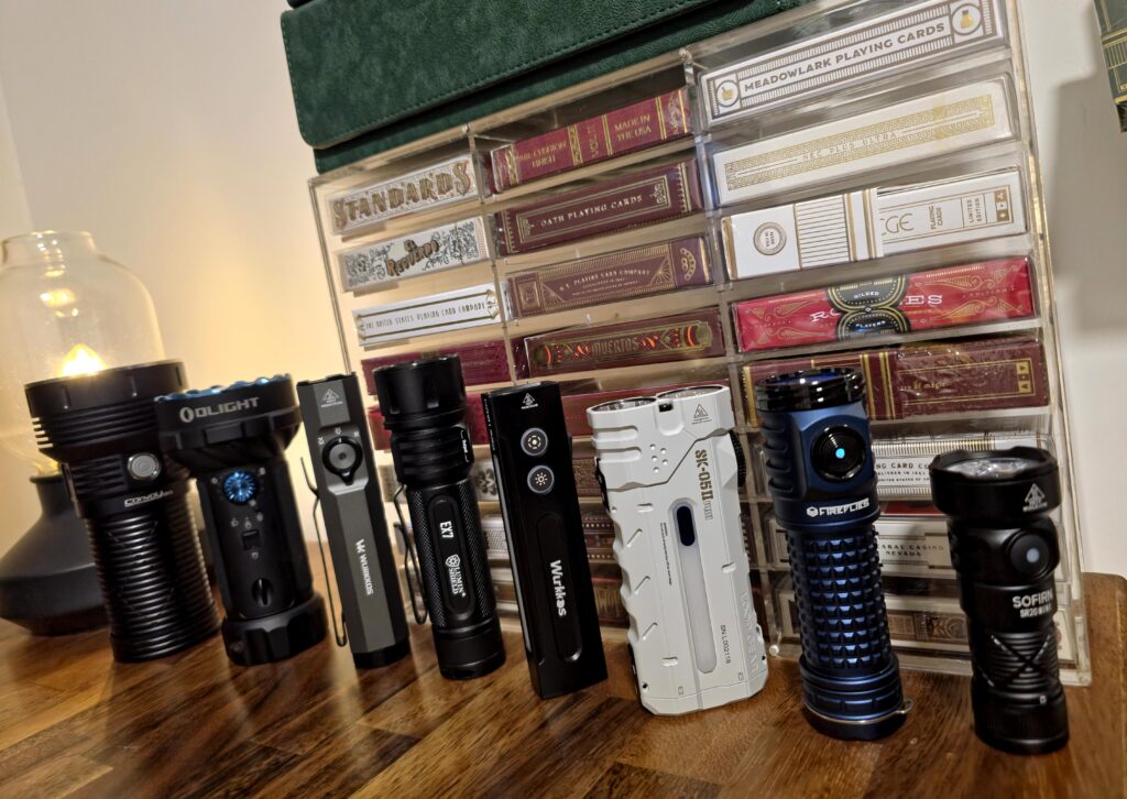 I used to think why would one collect flashlights, unless you have many arms. Look whos an octopus now?