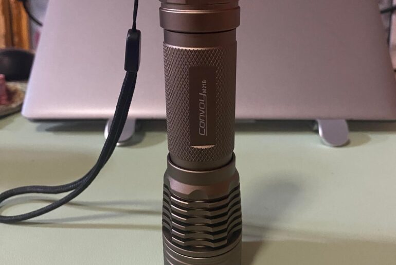 My first convoy flashlight(M21B LHP73B)