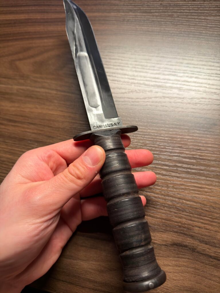 Grandfather just gave me his Vietnam era navy issued knife. Can anyone tell me about it?