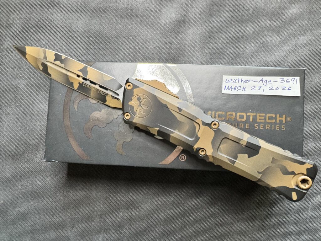 Microtech Signature Series Combat Troodon D/E Gen III Camo