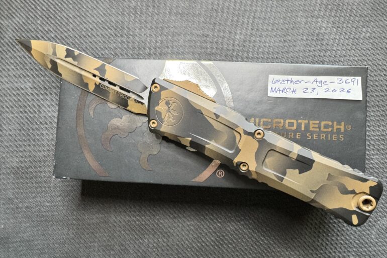 Microtech Signature Series Combat Troodon D/E Gen III Camo