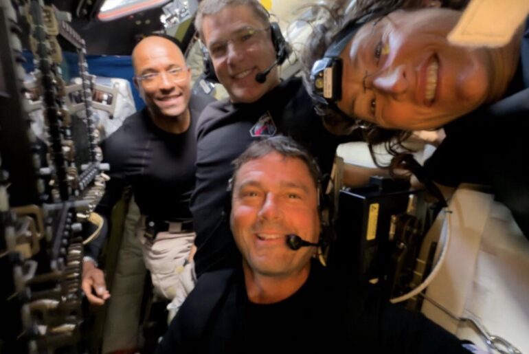 What light did they send to space.