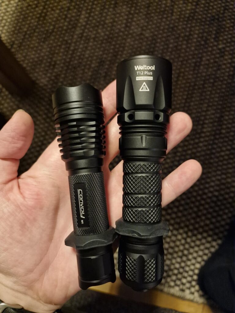 Weltool T12 Plus Reflowed SFT42R 5000K vs stock SFT40 6500K | Convoy M1 SBT90.2 OP Reflector - Measurements 👇 & Beamshots Comparisons 🔦🫘