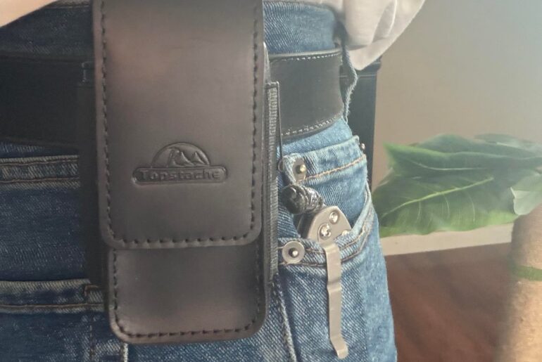 Shoutout Topstache! Finally replaced the dingy ass stock L(eatherman) sheath.