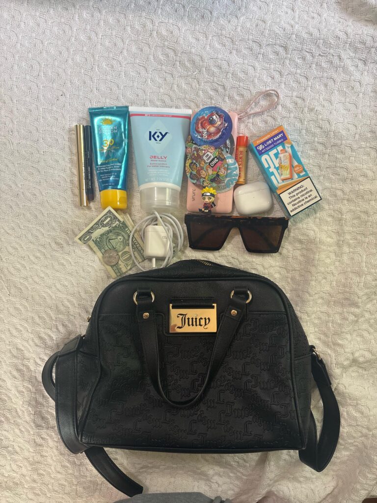 What does my bag and items say about me lol