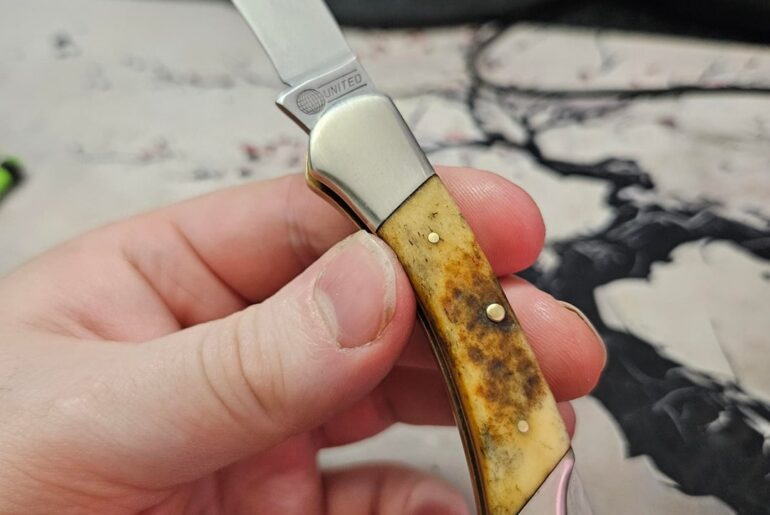 Just spent 2 and a half hours polishing and cleaning my late grandfather's pocket knife. Anyone familiar with the brand?