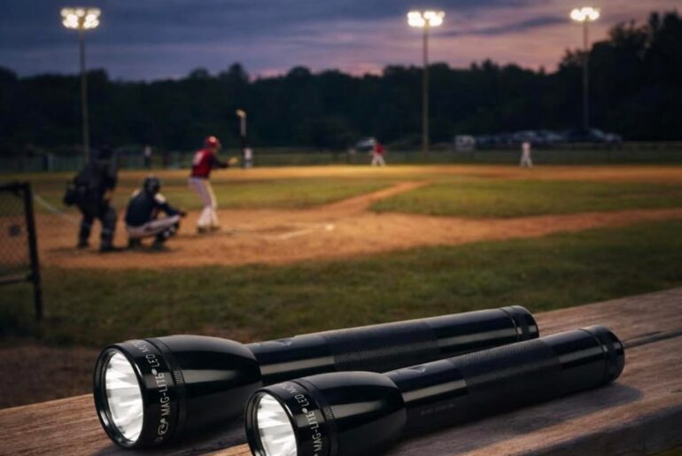 Maglight has an interesting ad campaign to show off their lights…not being used.