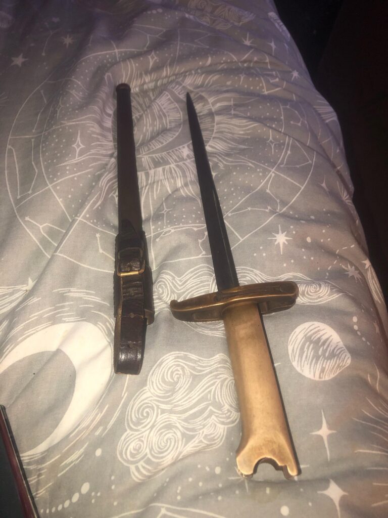 British Revolver Bayonet 1916