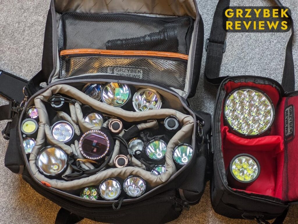 Preparing a new Beamshot Comparator location - my flashlight bag is bursting at seams