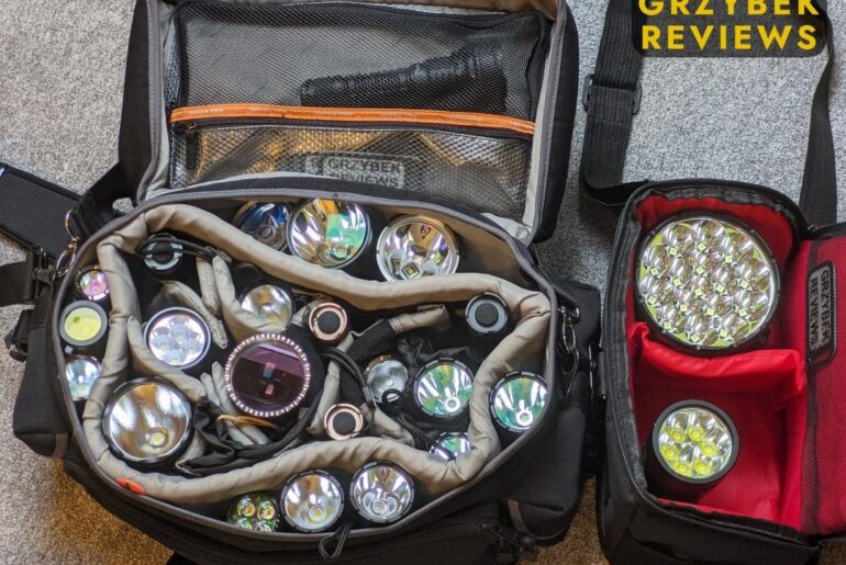 Preparing a new Beamshot Comparator location - my flashlight bag is bursting at seams