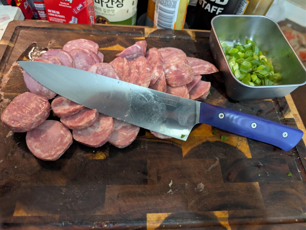Been enjoying the North Arms Alder Chefs knife