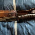 Knife I found while cleaning out a garage.