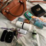What’s in my bag :). Thrifted!